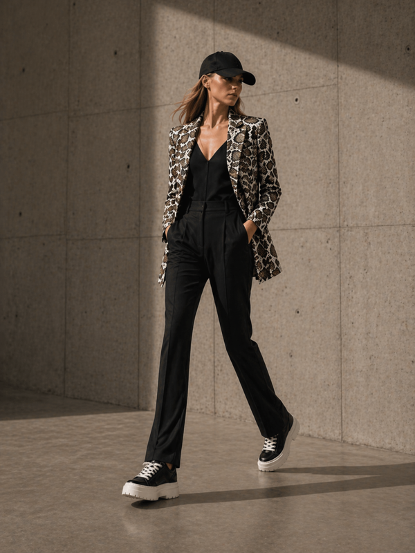 Blazer de diseño de autor confeccionado en punto ultra liviano, pensado para acompañar el movimiento con naturalidad y confort. Su textura suave y flexible genera una caída relajada que se adapta al cuerpo sin rigidez, logrando una silueta elegante pero descontracturada.