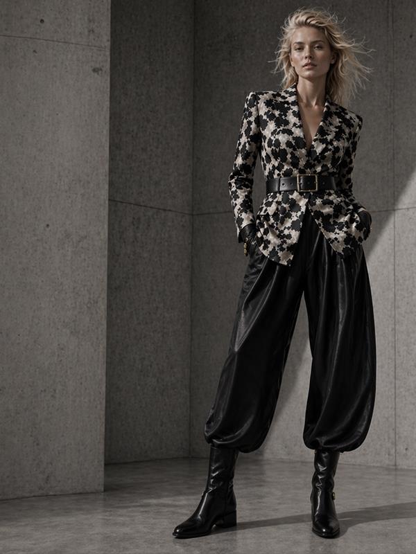 Blazer de diseño de autor confeccionado en punto tela base: frisa, pensado para acompañar el movimiento con naturalidad y confort. Su textura suave y flexible genera una caída relajada que se adapta al cuerpo sin rigidez, logrando una silueta elegante pero descontracturada.

