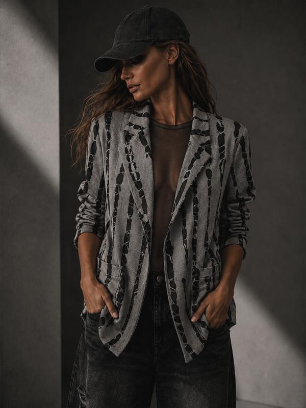 Blazer de ribb
